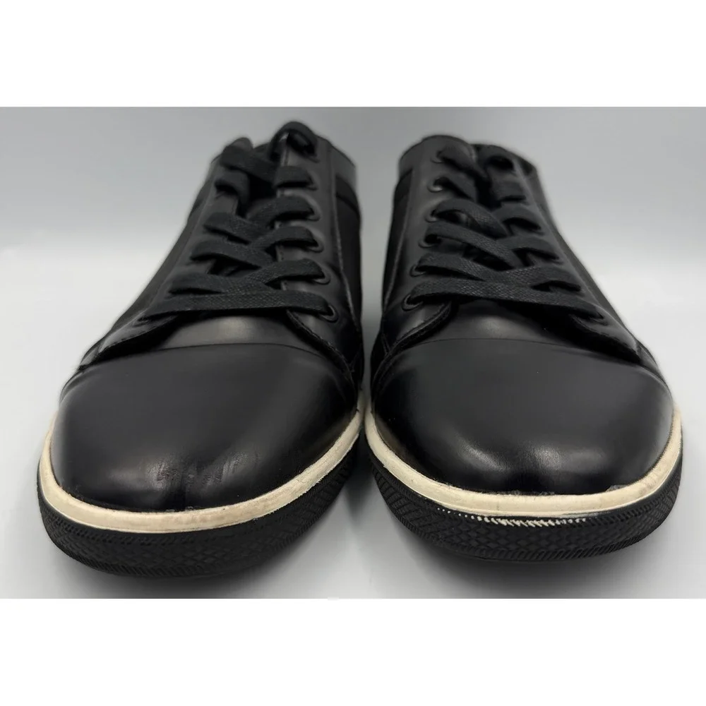 Unlisted Kenneth Cole Sneakers‎ Mens 11.5 Black Good Perforated Low Top Shoes